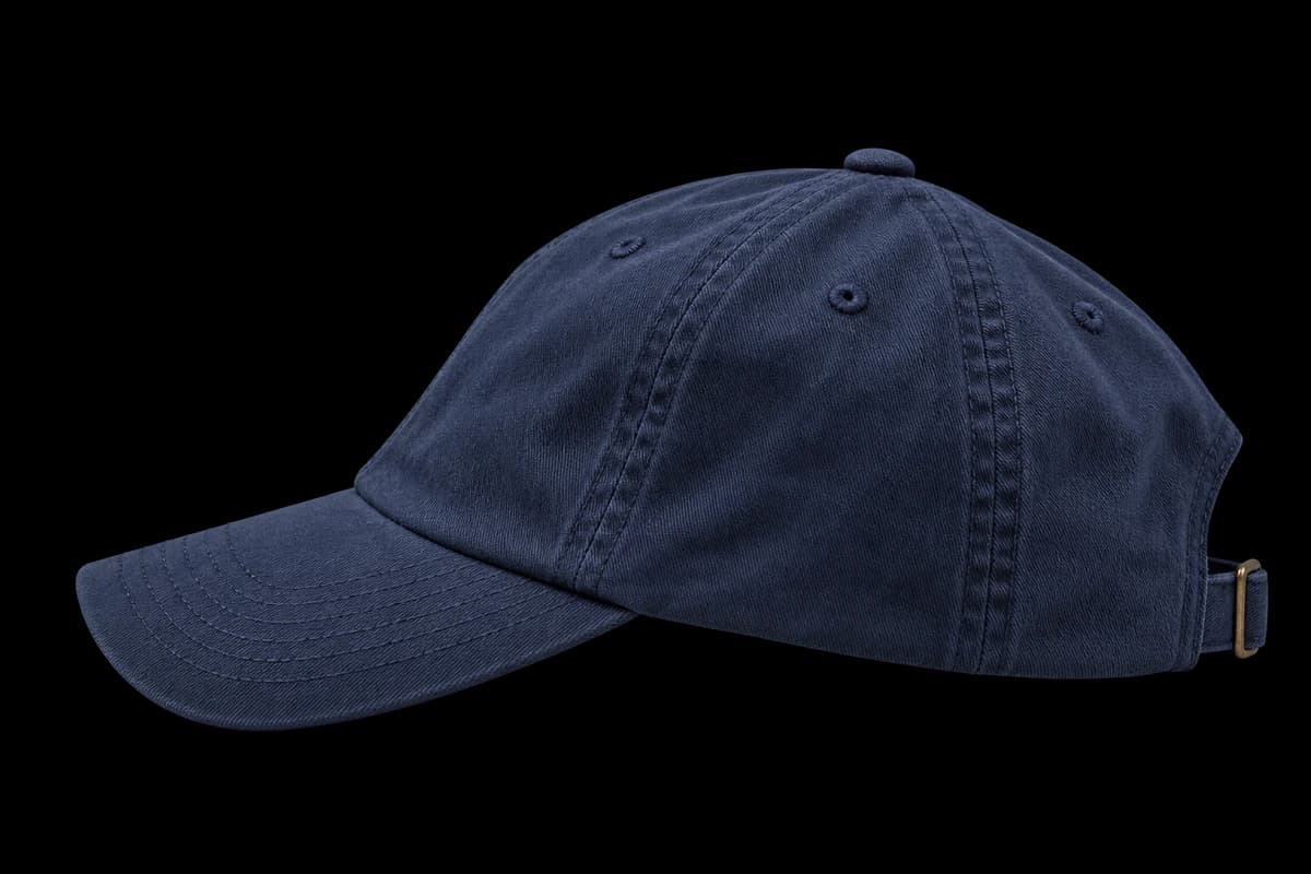 low crown baseball cap profile