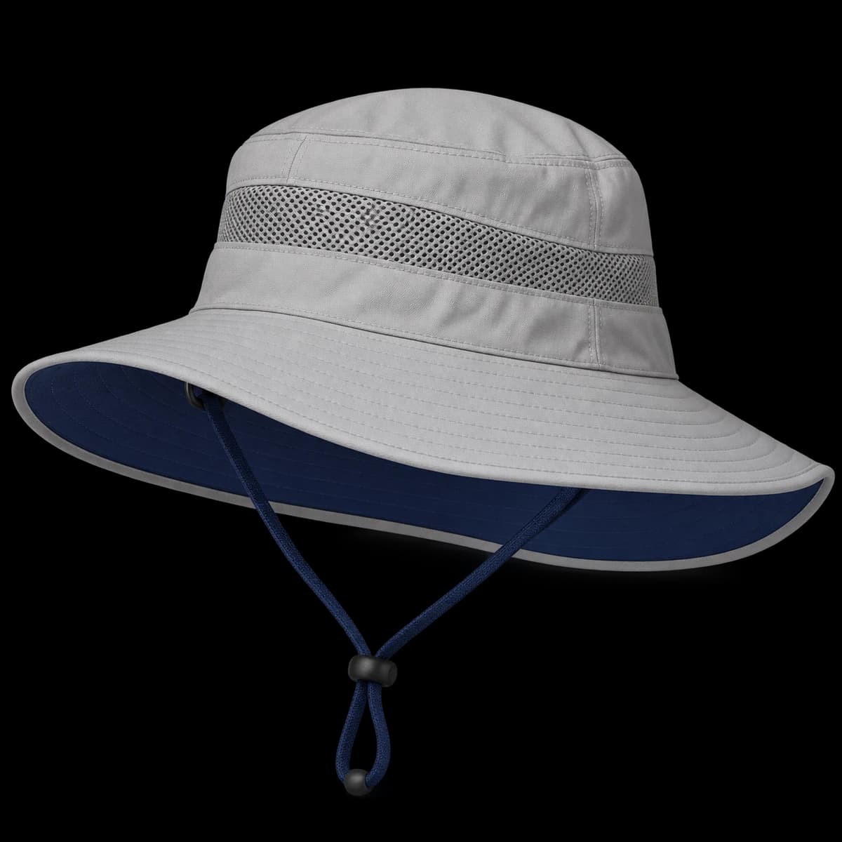 Generated mesh-crown sun hat design reference
