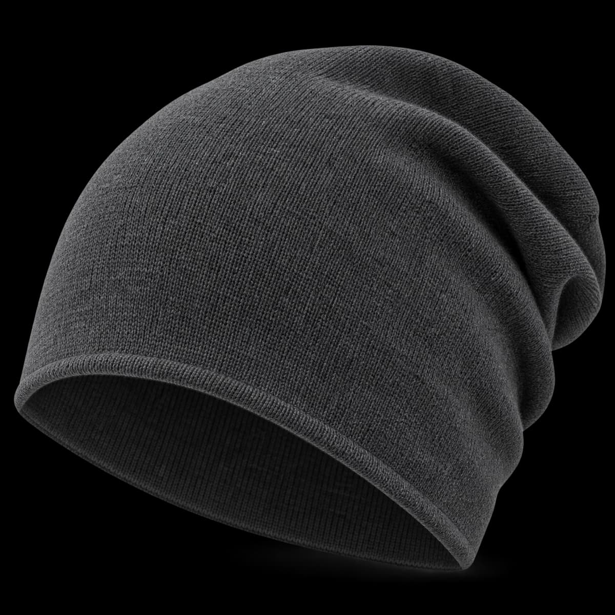 Generated relaxed slouch beanie design reference