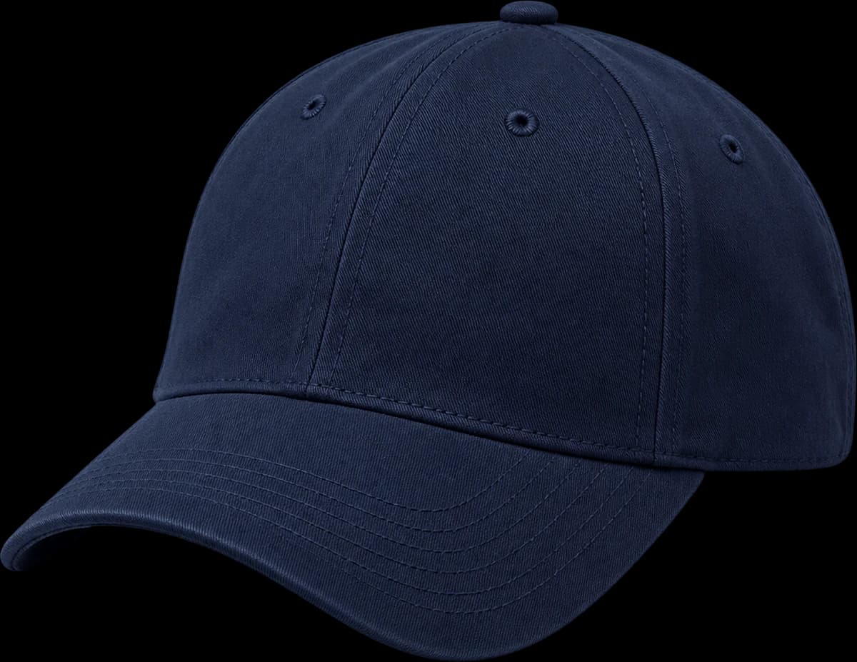Generated unbranded navy cotton baseball cap